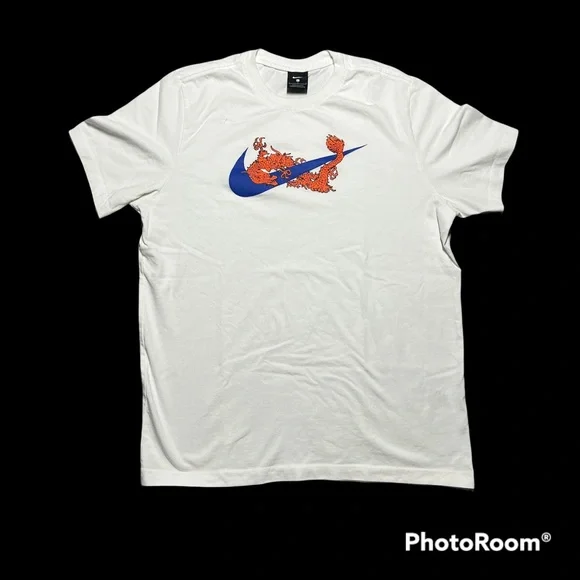 Nike Shirts Nike Exploration Chinese Dragon Swoosh Tshirt